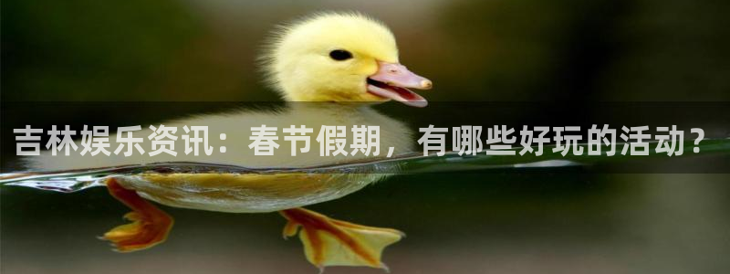 杏悦5注册：吉林娱乐资讯：春节假期，有哪些好玩的活动？